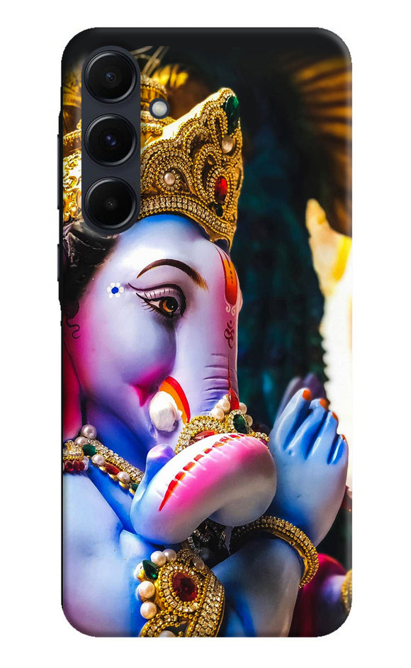 Lord ganesh statue Samsung A35 5G Back Cover