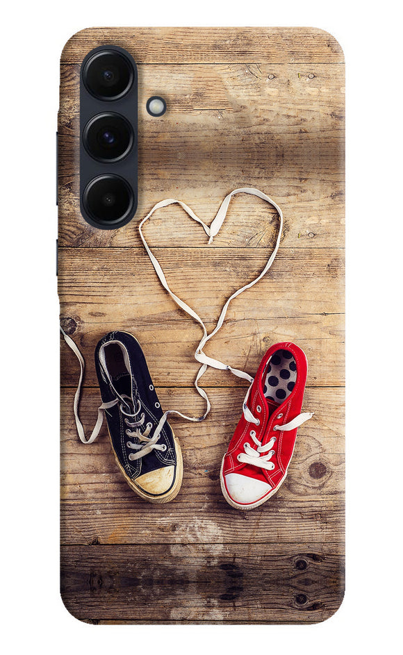 Shoelace heart Samsung A35 5G Back Cover