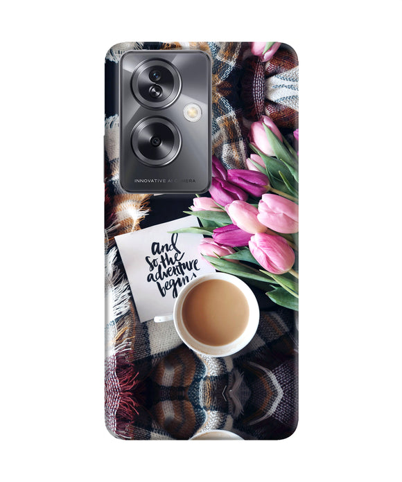 Love Coffee Quotes Oppo A79 5G Back Cover