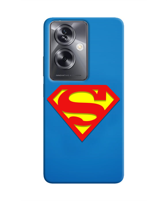 Superman Blue Oppo A79 5G Real 4D Back Cover