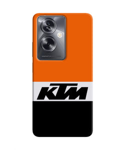 KTM Colorblock Oppo A79 5G Real 4D Back Cover