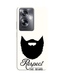 Respect the Beard Oppo A79 5G Real 4D Back Cover