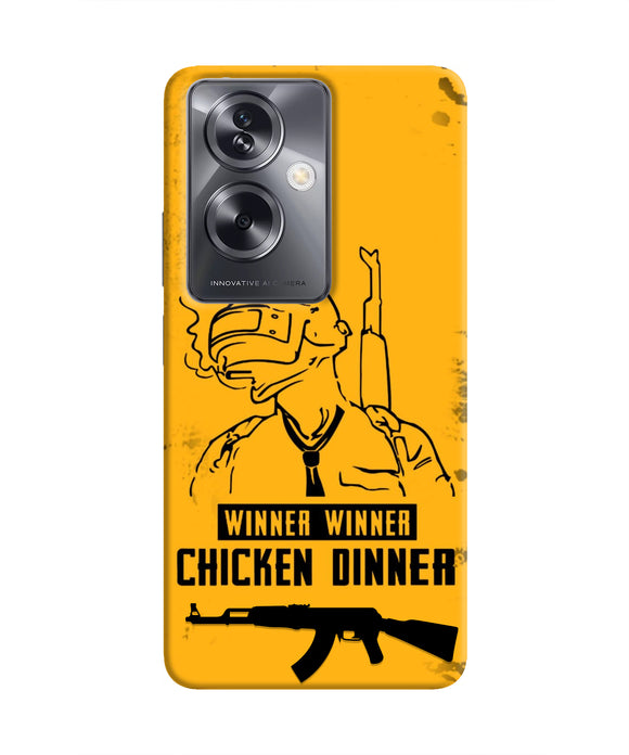 PUBG Chicken Dinner Oppo A79 5G Real 4D Back Cover