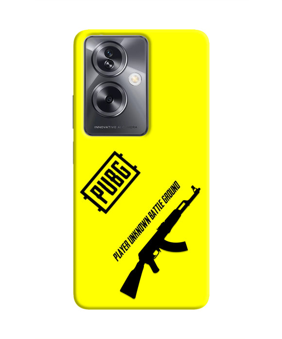 PUBG AKM Gun Oppo A79 5G Real 4D Back Cover