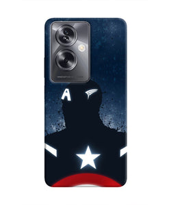 Captain america Shield Oppo A79 5G Real 4D Back Cover