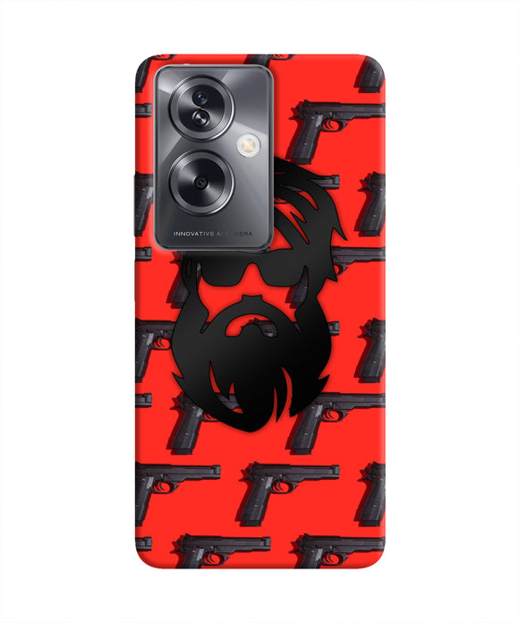 Rocky Bhai Beard Look Oppo A79 5G Real 4D Back Cover