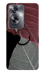Leaf Pattern Oppo A79 5G Pop Case