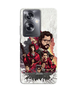 Money Heist Poster Oppo A79 5G Back Cover