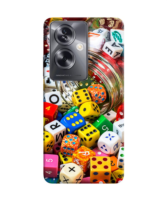 Colorful Dice Oppo A79 5G Back Cover