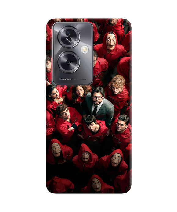 Money Heist Professor with Hostages Oppo A79 5G Back Cover