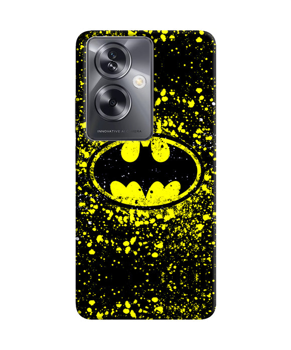 Batman last knight print yellow Oppo A79 5G Back Cover