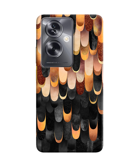 Abstract wooden rug Oppo A79 5G Back Cover