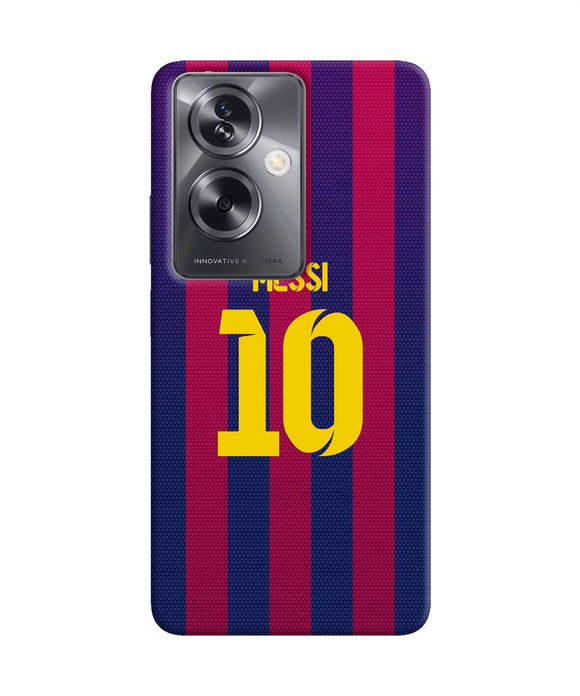 Messi 10 tshirt Oppo A79 5G Back Cover