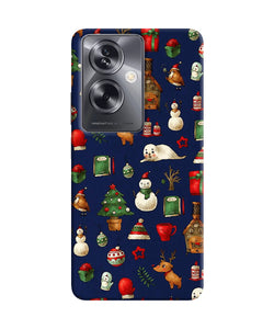 Canvas christmas print Oppo A79 5G Back Cover