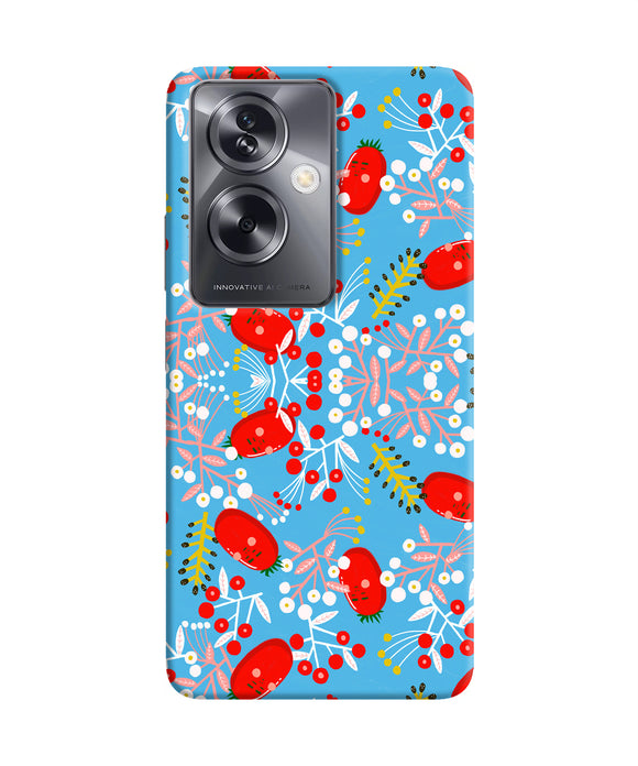 Small red animation pattern Oppo A79 5G Back Cover
