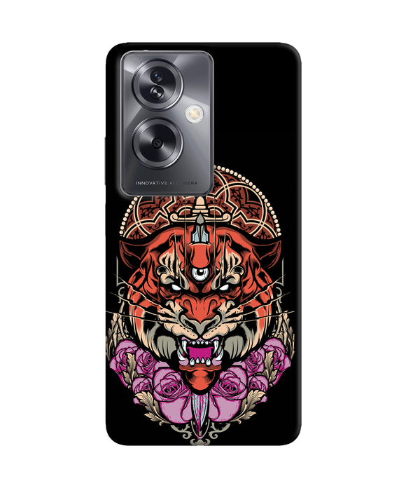 Abstract tiger Oppo A79 5G Back Cover