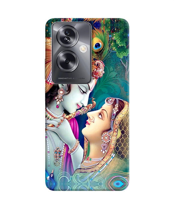 Lord radha krishna paint Oppo A79 5G Back Cover