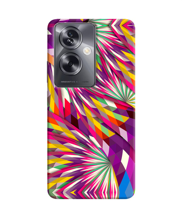 Abstract colorful print Oppo A79 5G Back Cover
