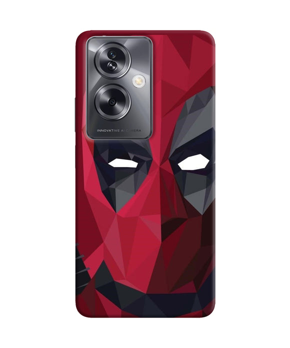 Abstract deadpool mask Oppo A79 5G Back Cover