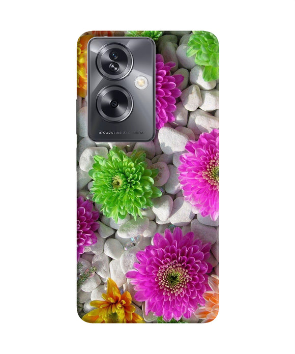 Natural flower stones Oppo A79 5G Back Cover