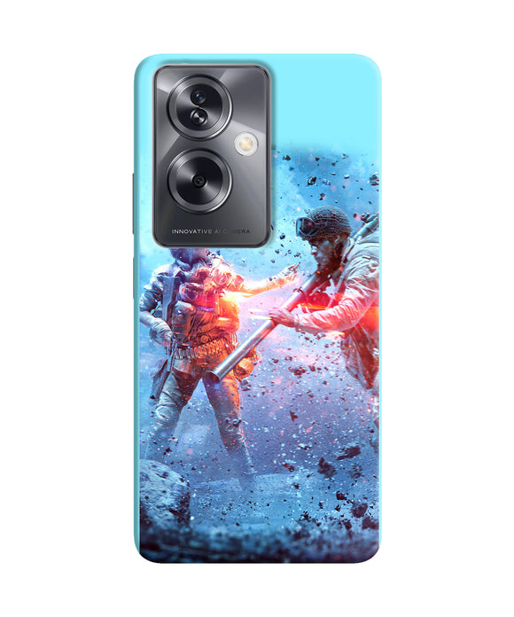 Pubg water fight Oppo A79 5G Back Cover