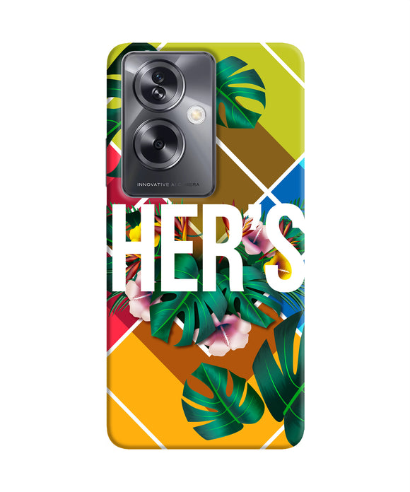 His her two Oppo A79 5G Back Cover