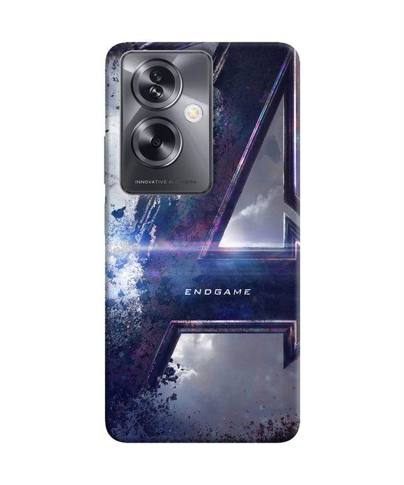 Avengers end game poster Oppo A79 5G Back Cover