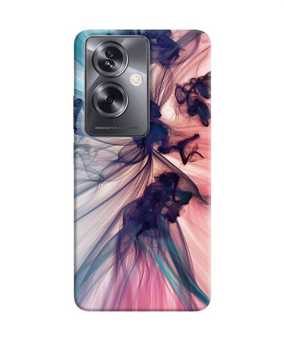 Abstract black smoke Oppo A79 5G Back Cover