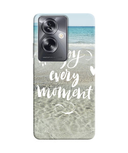 Enjoy every moment sea Oppo A79 5G Back Cover