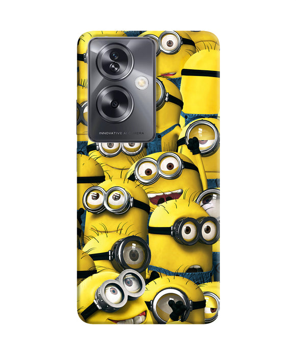 Minions crowd Oppo A79 5G Back Cover