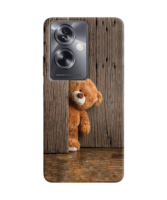 Teddy wooden Oppo A79 5G Back Cover