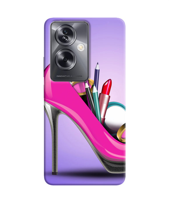 Makeup heel shoe Oppo A79 5G Back Cover