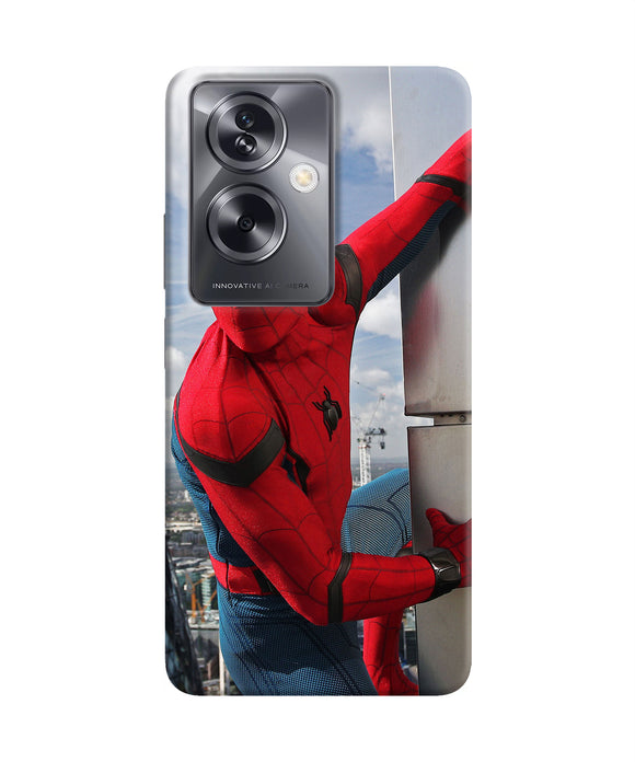 Spiderman on the wall Oppo A79 5G Back Cover