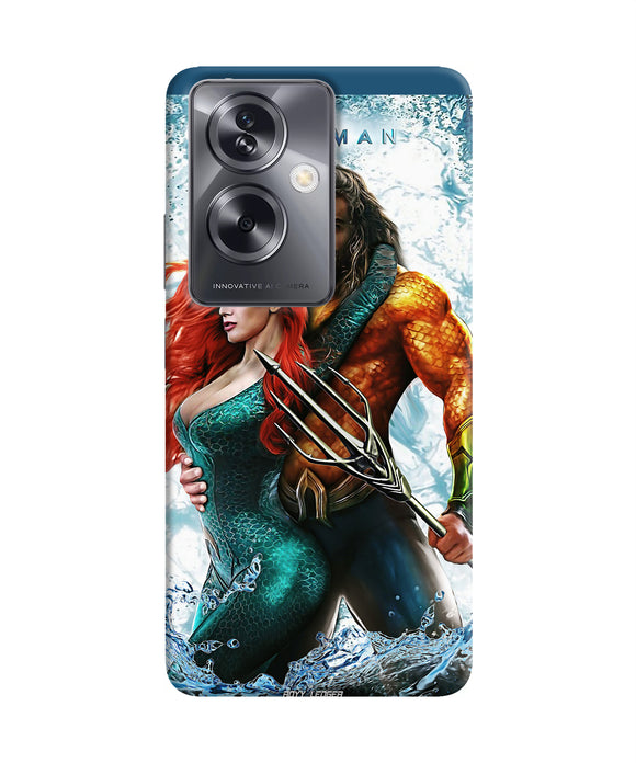 Aquaman couple water Oppo A79 5G Back Cover