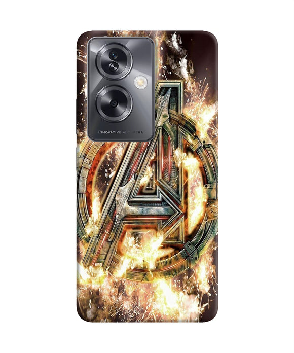 Avengers burning logo Oppo A79 5G Back Cover
