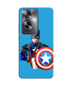 Captain america character Oppo A79 5G Back Cover