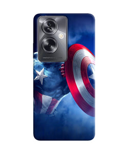 Captain america on sky Oppo A79 5G Back Cover