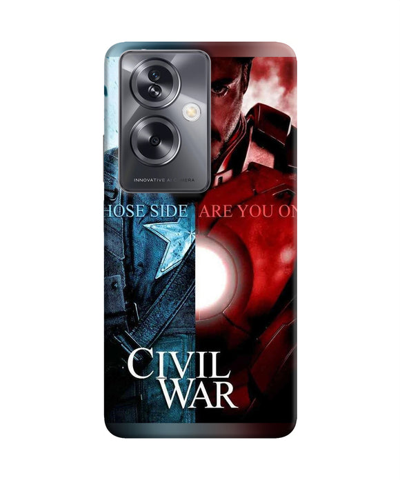 Civil war Oppo A79 5G Back Cover