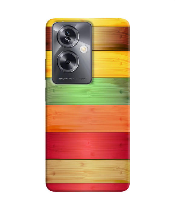 Wooden colors Oppo A79 5G Back Cover