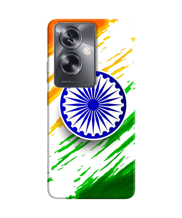 Indian flag colors Oppo A79 5G Back Cover