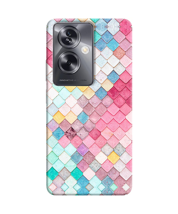 Colorful fish skin Oppo A79 5G Back Cover