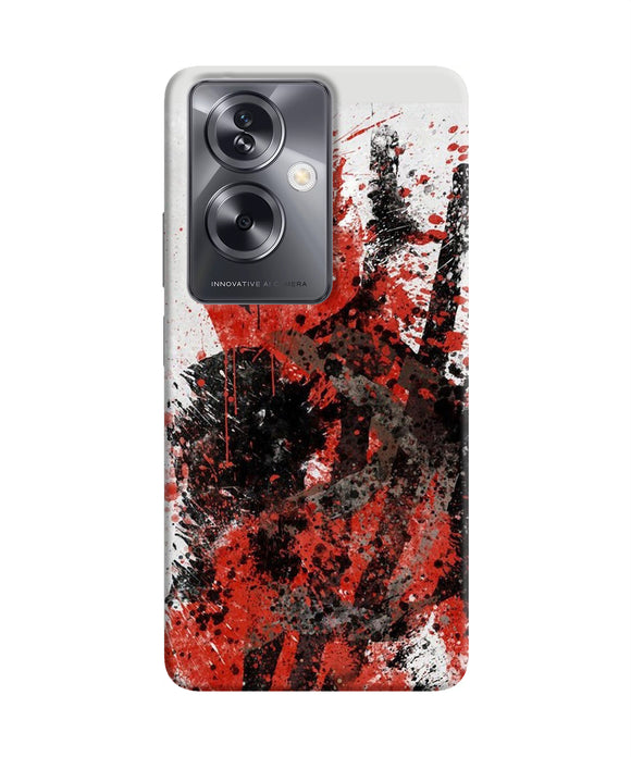 Deadpool rugh sketch Oppo A79 5G Back Cover