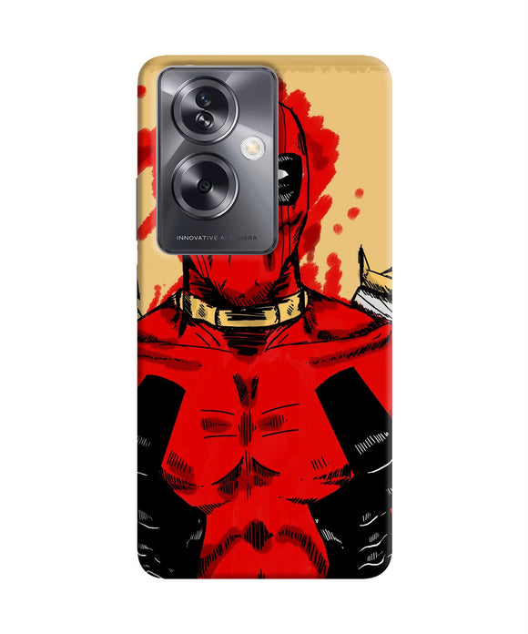 Blooded deadpool Oppo A79 5G Back Cover