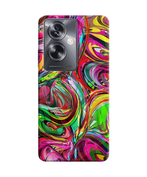 Abstract colorful ink Oppo A79 5G Back Cover