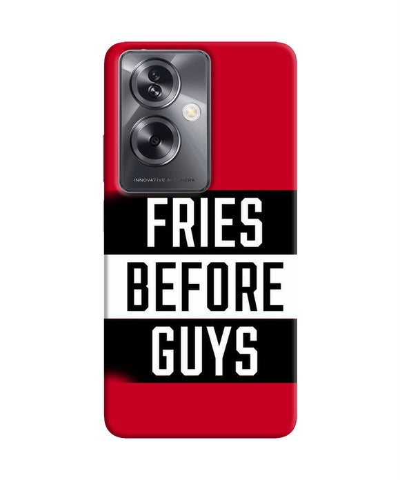 Fries before guys quote Oppo A79 5G Back Cover