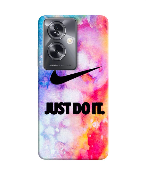 Just do it colors Oppo A79 5G Back Cover