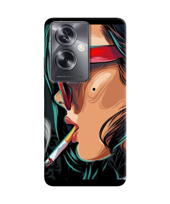 Smoking girl Oppo A79 5G Back Cover