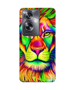 Lion color poster Oppo A79 5G Back Cover