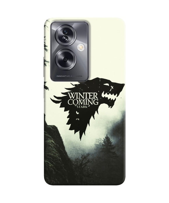 Winter coming stark Oppo A79 5G Back Cover