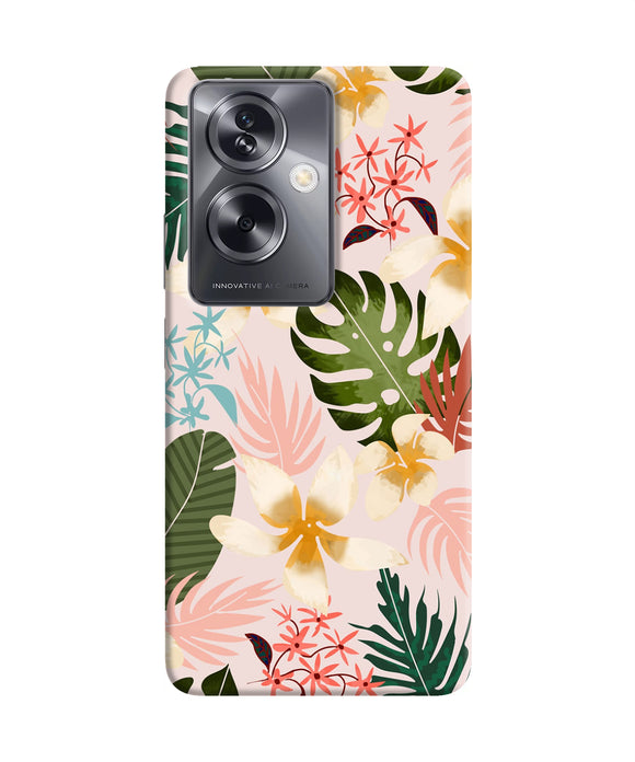 Leaf print Oppo A79 5G Back Cover